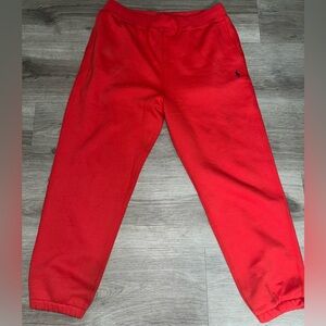 polo ralph lauren orange sweats brand new with tags